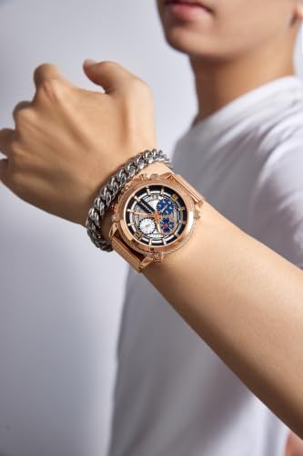 Image of Giordano Analog Wrist Watch for Men Stylish Metal Strap with Water Resistant Multifuntion Mechanism Watch GZ-50039