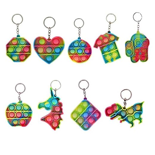 Chaveiro Pop It Fidget Toy Brinquedo Sensorial Anti Stress