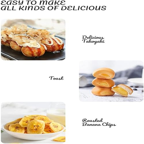 Máquina eléctrica para Takoyaki de 22 bolas miniatura 6