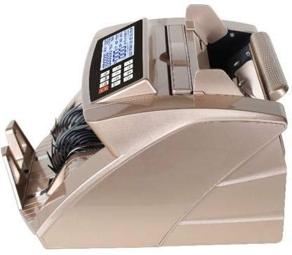 Image of Premium Gold LCD Bank Note Counter with UV /MG /IR /MT /IR Technology Note Counting Machine (Counting Speed - 1000 Notes /min)