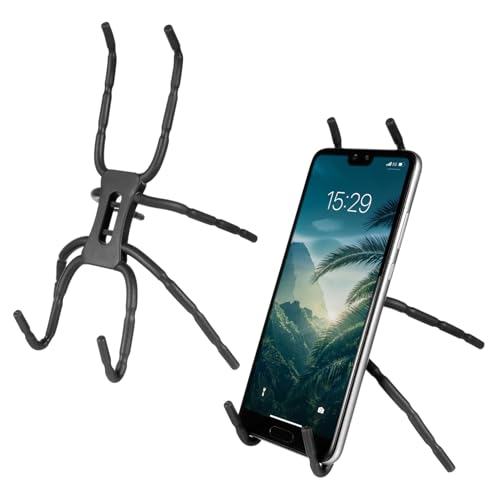 WOONEKY Mount - Multi-Functional Universal Phone Stand Portable and Adjustable Spider Grip Holder for Cars Bike Bicycle Desk Compatible with IPhone 14 13 12 11 XS