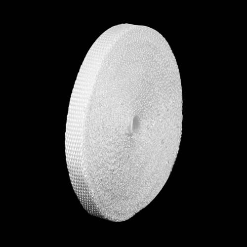 Image of MECCANIXITY 1pcs Fiberglass Cloth Tape 30m(33 Yard) x30mmx3mm E Glass Fiber Fiberglass Mesh Glass Fiber Mesh Woven Fiberglass Fabrics Insulation Tape for Reinforcement Repair