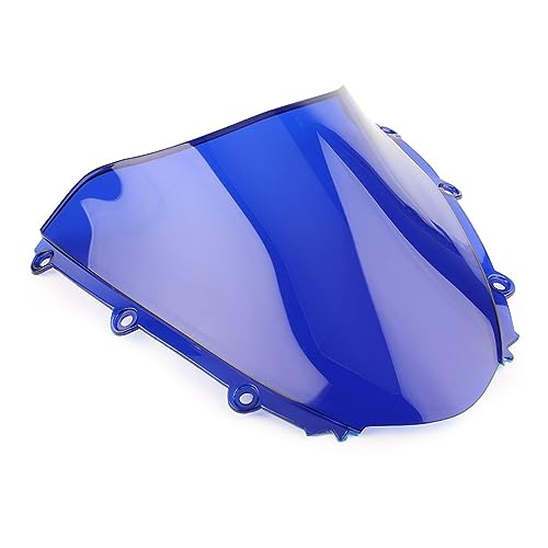Accessoires de moto double bulle bleu pour pare-brise CBR 1000RR