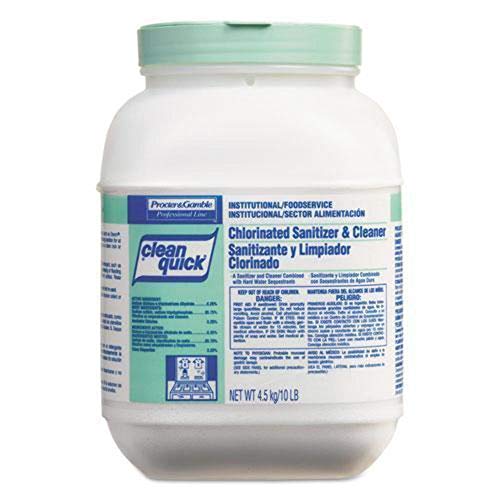 Bulk Dish and Surface Chlorine Non-Rinse Restaurant Sanitizer and Cleaner by Clean Quick