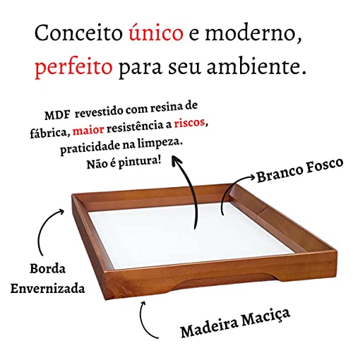 Bandeja Café Bar Bebidas Aparador Xícaras Pequena Decorativa Ambiente Recepção Escritório Sala