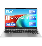 INHONLAP Laptop Computer, 15.6 Inch FHD IPS Display Laptop, 16GB LPDDR5 RAM Laptops, 4-Cores N100...