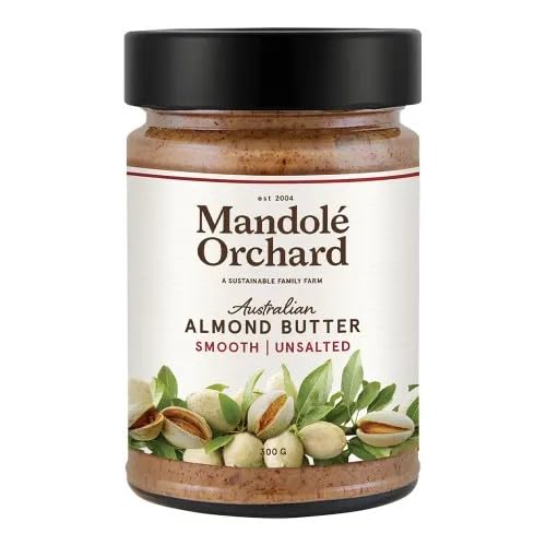 Mandolé Orchard - Premium Australian Almond Butter - Smooth Unsalted 300g