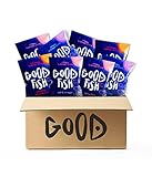 Crispy Salmon Skin Chips by GOODFISH - Best Seller Pack, 8-Pack - Includes 2 Sea Salt, 2 Sriracha Lemongrass, 2 Spicy BBQ, and 2 Salt & Vinegar - Wild-Caught Alaskan Salmon - Keto & Paleo Friendly