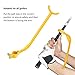 equlup Golf Swing Training Aid, Plastic Posture and Motion Correction Trainer Arm Lock Wrist Control Swing Correcting Tool for Men Women Beginners