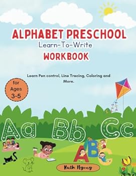 Paperback Alphabet Preschool Learn-To-Write Workbook Book