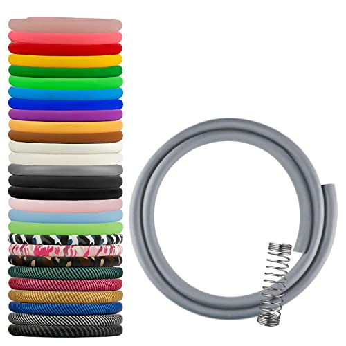 Little Dragon® Shisha Schlauch inkl. Knickschutzfeder - 150cm Anti-Schmutz soft-touch Silikonschlauch Matt - In 26…