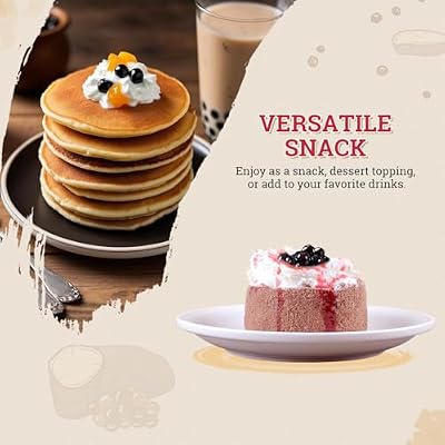 52usa Boba Pearls, Black Tapioca Pearls 8.8 oz (Pack of 3)