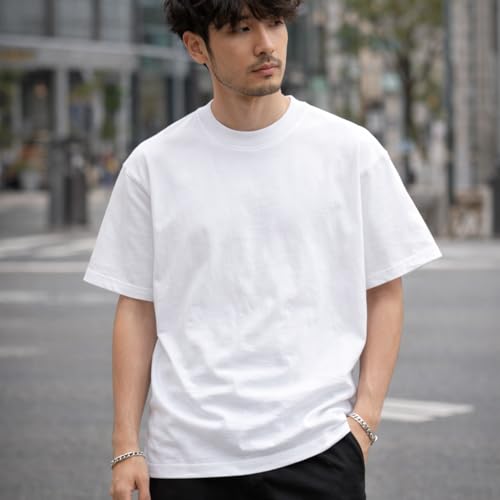 Image of Maydear Men Women Basic T Shirt Cotton Short Sleeve Crewneck Casual Plain Tee Everyday Essential Top