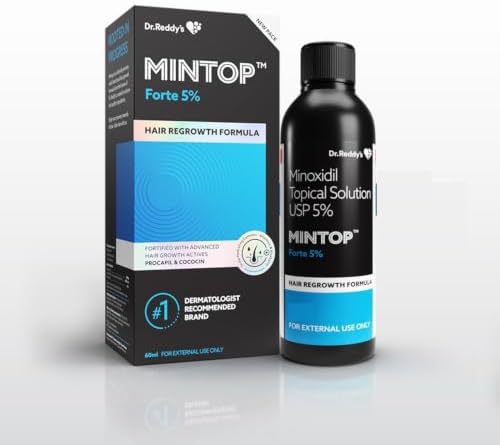 Mintop Forte 5% - Bottle of 120ml Solution Hair Restore Formula with Minoxidil