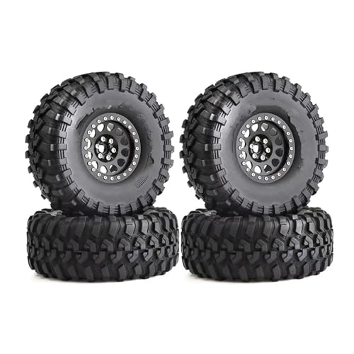 RC�J�[�̃^�C���ƃz�C�[�� Compatible With Axial For SCX10 For Wraith For Capra For Traxxas 1/10 RC �N���[���[�J�[ 4PCS 135mm ���^�� 2.2 �r�[�h���b�N �z�C�[�� ����