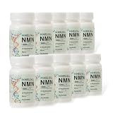 NMN サプリ 5,000mg（50粒入）【10本セット】2020.10リニューアル 酸化チタン不使用 胃酸に強いカプセル採用 高純度99％以上