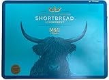 Marks and Spencer All Butter Scottish Shortbread Assortment 650g | Baked in Edinburgh OX Design Tin in Premier Life Store Box