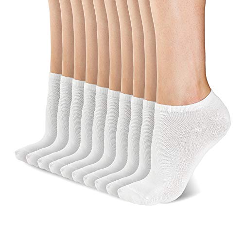 Image of b.o.c. Performance No Show Ankle Socks Size 9-11, 10 Pack