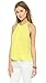 BCBGMAXAZRIA Women's Cristine Wrap Front Woven Top