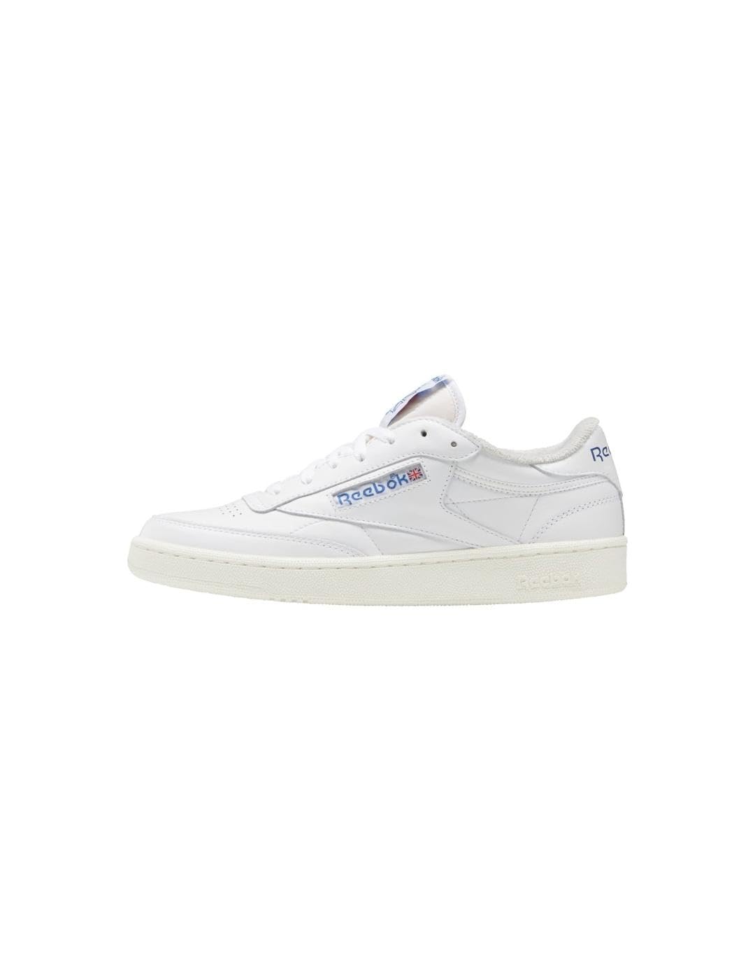 Reebok Men Club C 85 Vintage Sneaker, FTWR White/Chalk/Vector Blue, 7.5