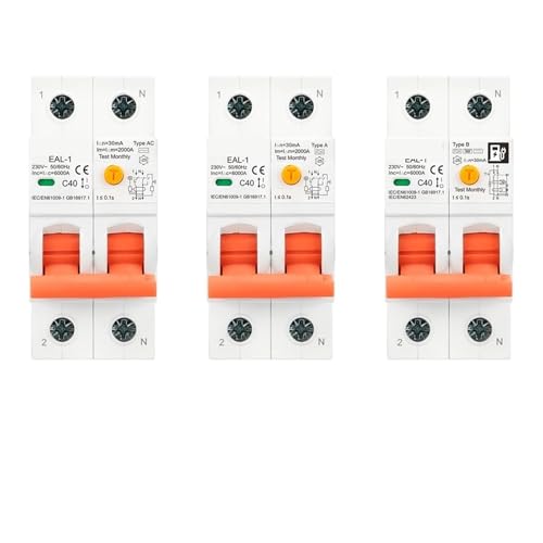 Disjoncteur différentiel type A 40A 30mA pour borne de recharge IRVE