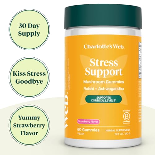 Charlotte's Web Stress Support Mushroom Gummies