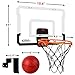 Xucutu Indoor Mini Basketball Hoop with Electronic Scoreboard - Over The Door for & Wall Office Room Score 4 Balls Foldable Kids, Teens, Adults