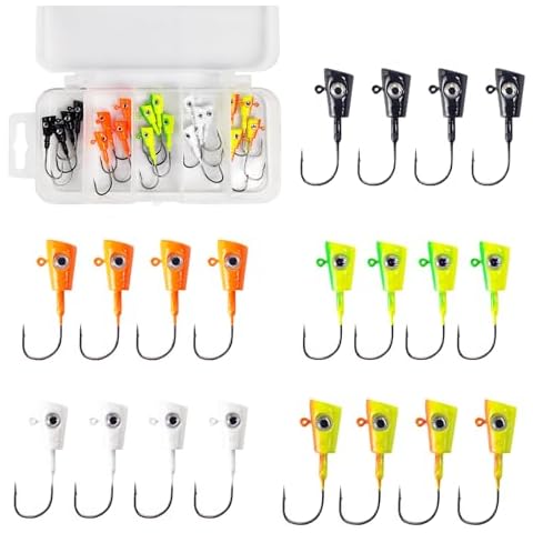 Eupheng ZINC-TECH Shad Fishing Jigs 20PCS Cover