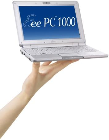 ASUS Eee PC 1000HA 10-Inch Netbook (1.6 GHz Intel Atom N270 Processor, 1 GB RAM, 160 GB Hard Drive, 10 GB Eee Storage, XP Home, 6 Cell Battery) Pearl White