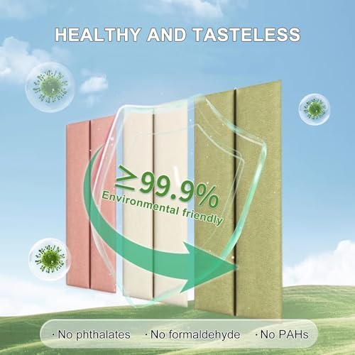 Self-Adhesive Wall Padding - Anti-Collision Upholstered Panels, Peel & Stick 3D Wall Coverings for Home & Nursery, Dark Green, 20pcs, 70x23cm - Headboard & Decor