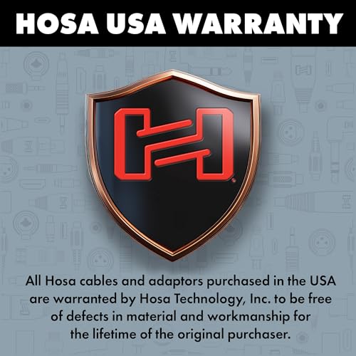 Hosa CPR-204 Dual 1/4" TS to Dual RCA Stereo Interconnect Cable, 4 Meters