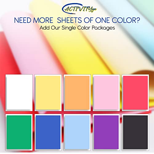 Eva Foam Sheets, 9 X 12 Inch, 10 Colors, 2Mm Thick Handicraft Foam Paper For Arts And Crafts, By Activityya - 10 Sheets #TOP2