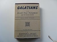 Galatians in the Greek New Testament for the English Reader (Brief Word Studies Volume VII) B00DGXRPG0 Book Cover