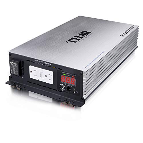 Image of THOR MANUFACTURING - 2000 Watt Pure SINE Wave Inverter 12V with USB
