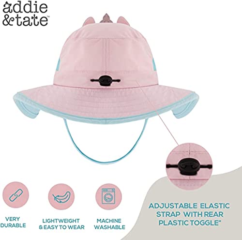 Addie & Tate Toddler Sun Hat For Kids Uv Protection Beach Bucket Hats For Girls & Boys Fishing Safari Play Hat (Unicorn, 2-5 Years) #TOP3
