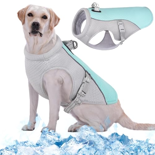 Kuoser Dog Cooling Vest, Evaporative Cooling Coat for Dogs, Breat...
