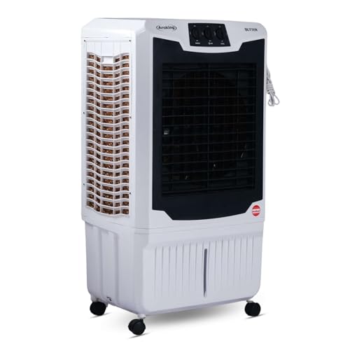 Image of BUTTER 90 L Portable Desert Air Cooler for Home | Super Air delivery Technology for swift cooling | Inverter Compatible Air Cooler for Room | 4-Way Air Deflection Room Cooler with Honeycomb Pads