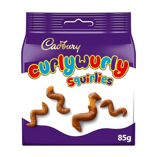 Cadbury Curly Wurly Squirlies Chocolate Bag 85 g - Pack of 10