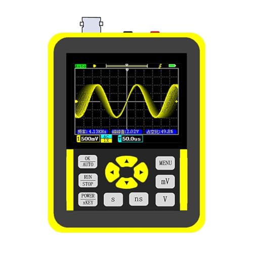 デジタルオシロスコープ 120M 帯域幅 デュアルチャンネルオシロスコープ 10mV 最小垂直感度 FFT スペクトラム解析,長寿命