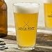 Age of Sage MEGA PINT 16oz Beer Glass — Great Cup for Cold Drinks — Dishwasher Safe Glass — Gifts for Johnny Depp fans
