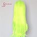 SAPPHIREWIGS Neon Yellow Silky Soft Cosplay Blogger Celebrity Queen Makeup Party Synthetic Lace Front Daily Wigs