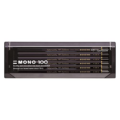 Lápices Tombow Mono 100 3H docena miniatura 1