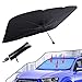 Pare Soleil Voiture Pare Brise Avant, Pare-Brise-Soleil, Voiture Protection Soleil, Anti UV et Soleil, Pratique Et Pliable Parapluie Pare-Soleil de Voiture (79*145CM)