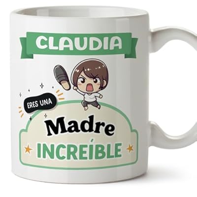MUGFFINS Tazas Personalizadas para MADRE/MAMÁ - En Español - Eres increíble - Kawaii - 11 oz / 330 ml - Regalo personalizable original y divertido | Ya disponible en tu tienda friki favorita! En mundofriki.es! MUGFFINS Tazas Personalizadas para MADRE/MAMÁ - En Español - Eres increíble - Kawaii - 11 oz / 330 ml - Regalo personalizable original y divertido | Ya disponible en tu tienda friki favorita! En mundofriki.es!