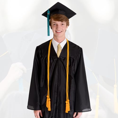 Cordón de graduación de borla 2025 naranja que evita deshilachados en eventos escolares largos 7