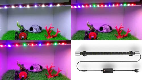 Image of SANSEFERO T4 Series Colour Changing Submersible Led Aquarium Fish Tank Light (T4-400Lc | 4W | Suits 1.5 Feet Tank)(White,Blue,Green,Red))