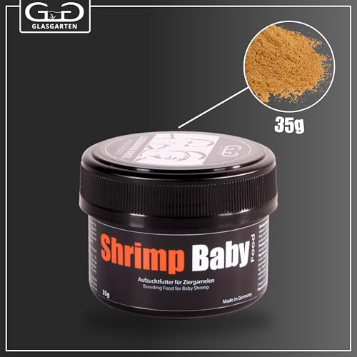 GlasGarten Shrimp Baby Food | 35g - Nourriture Fine pour l'élevage des bébés crevettes, fabriquée avec Soin & Nourriture en poussière 100% conglomérée – vue 2