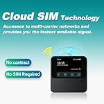 FREEBOT Portable WiFi Hotspot for Travel, 4G LTE Mobile Hotspot in 150+ Countries, 10-Device Pocket WiFi Router, 5000mAh Battery/No Contract, 10GB US+1GB Global (30 Days) for Business, Trips, Outdoors - Image 2