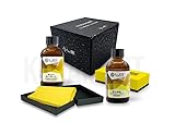 Bestehend aus: - 1 x Liquid Elements ECO Shield High-End Keramikbeschichtung 50ml - 1 x Liquid Elements Base Coat 9H Keramikbeschichtung 50ml - 1 x Liquid Elements Scatter Applikator für Keramikversiegelungen 10 Stk. - 1 x Applikator Block für Keramikversiegelung