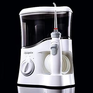 AquaPick Pro Care AQ300 Mobiele monddouche, elektrisch, draagbare watervin/waterflosser met een sterke waterstraal voor…